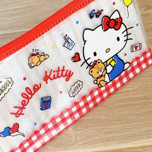 NWT Sanrio Hello Kitty clear pouch 
Size H5” x W8” - Picture 4 of 9